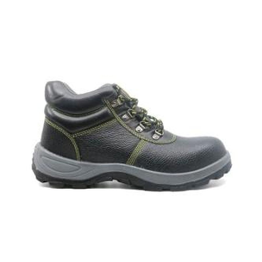Black Leather Work Boots