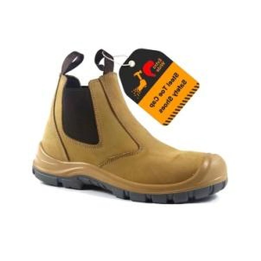Slip on Leather Work Boots