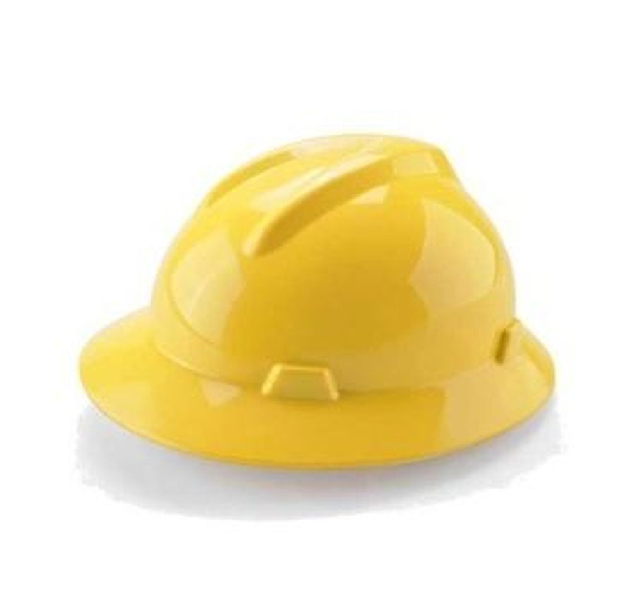 MSA V Gard Full Brim Hard Hat