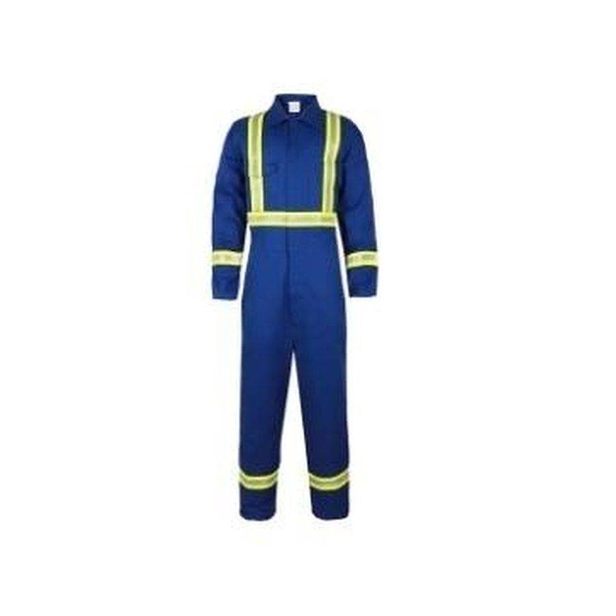 Navy Blue Hi Vis FR Coveralls